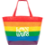 Rainbow Laminate Tote