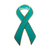 Teal Ribbon Lapel Pin