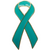 Teal Ribbon Lapel Pin