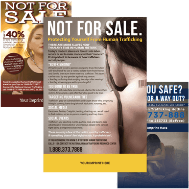 Human Trafficking Poster Set