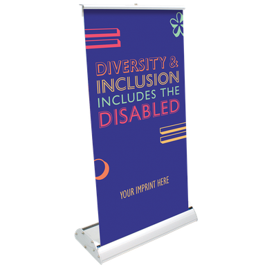 Workforce Development Retractable Banner Equal Opportunity Mini Retract-A-Banner