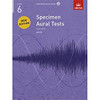 ABRSM: Specimen Aural Tests, Grade 6 with CD