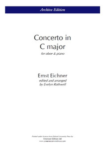 Ernst Eichner: Concerto in C major - oboe & piano