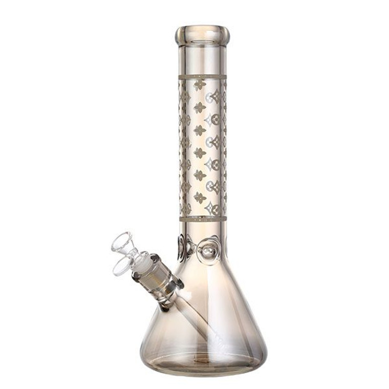 14in Electroplated Glass Bong