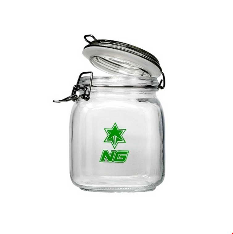 NG Large Glass Jar With Lid