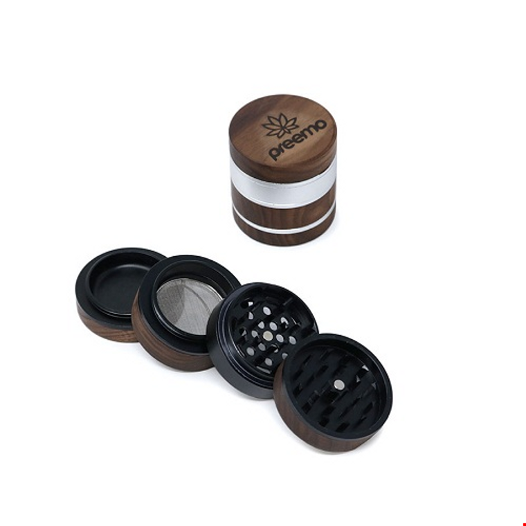 Preemo 4 Piece Metal and Wood Grinder