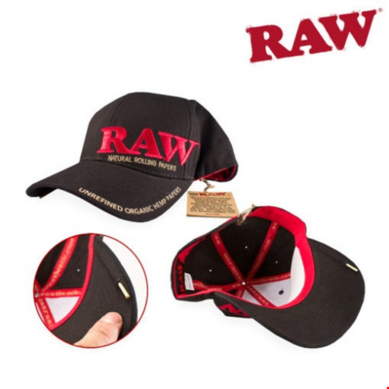 Raw Black Poker Hat