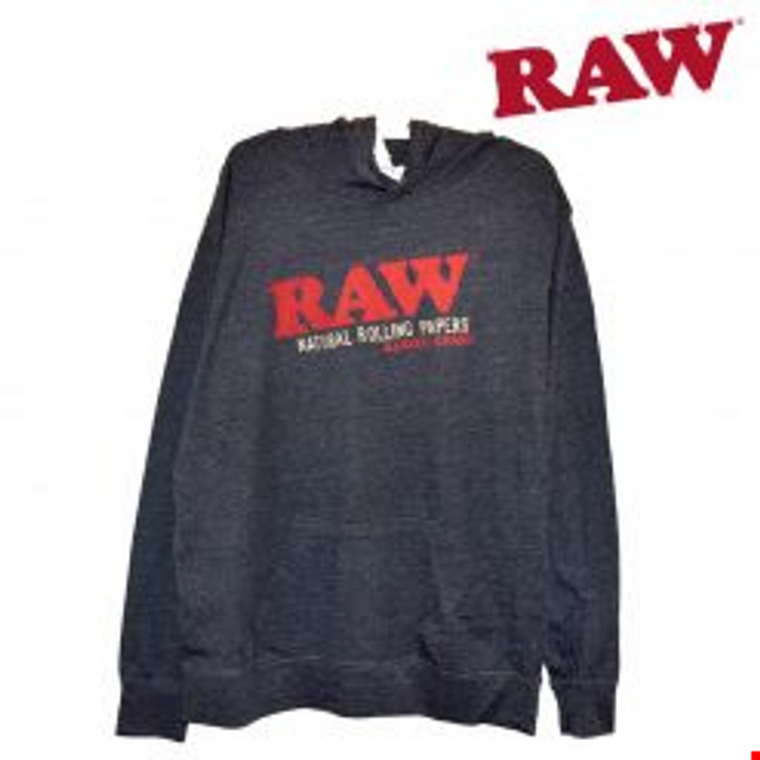 Raw Light Slim Grey Hoodie- Med
