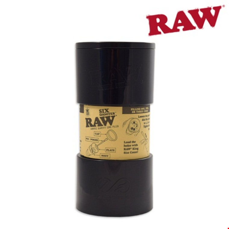 Raw Six Shooter King Size Cone Filler