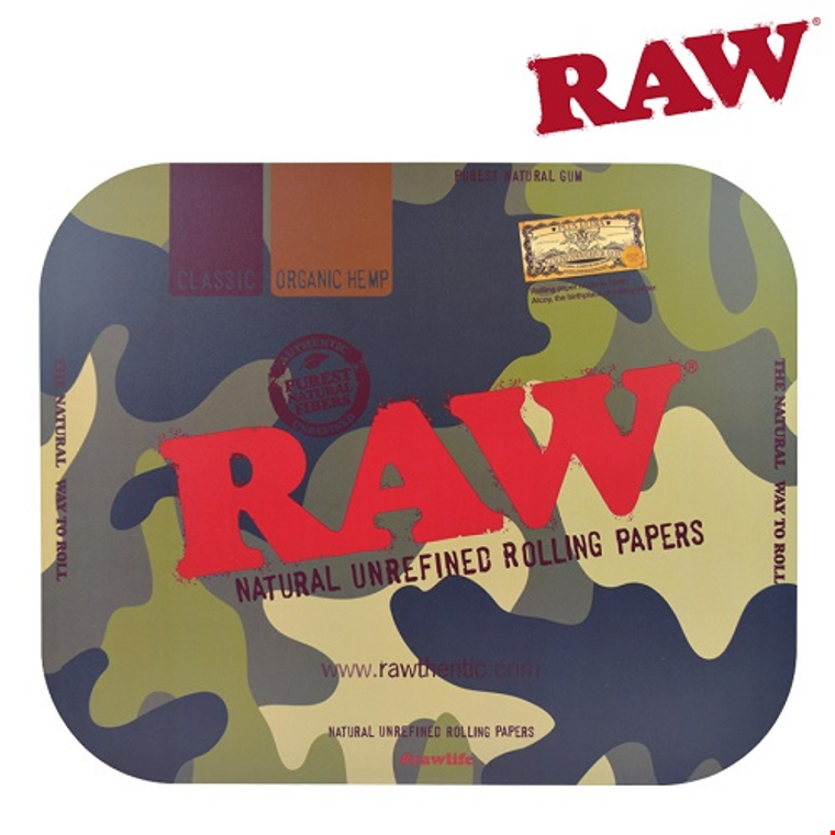 Raw Camo Rolling Tray Large