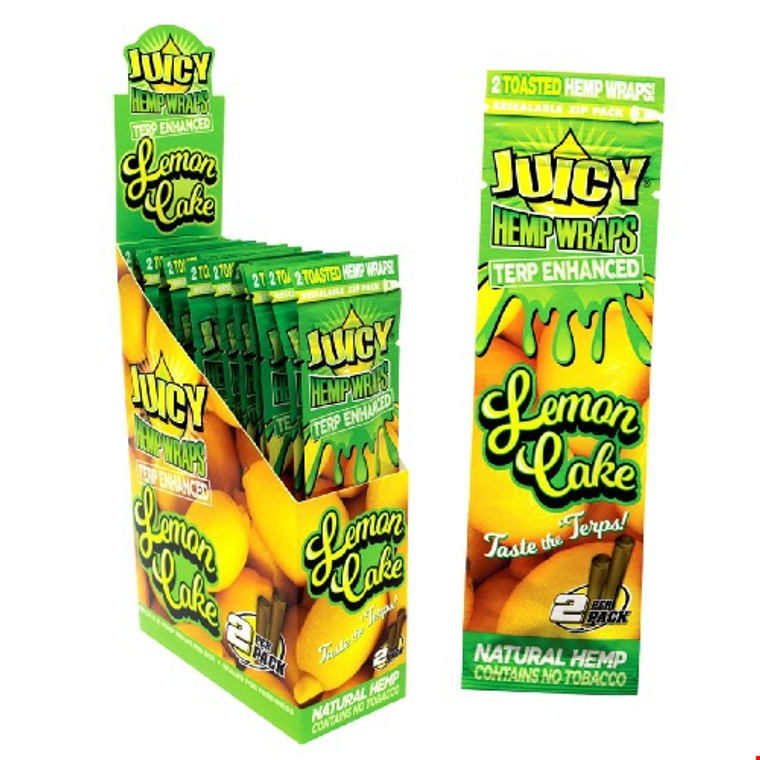 Juicy Hemp Wrapes Lemon Cake