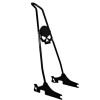 2000-2017 Heritage/Deluxe & 2000-2005 Softail Quick Release Skull Sissy Bar - 18"