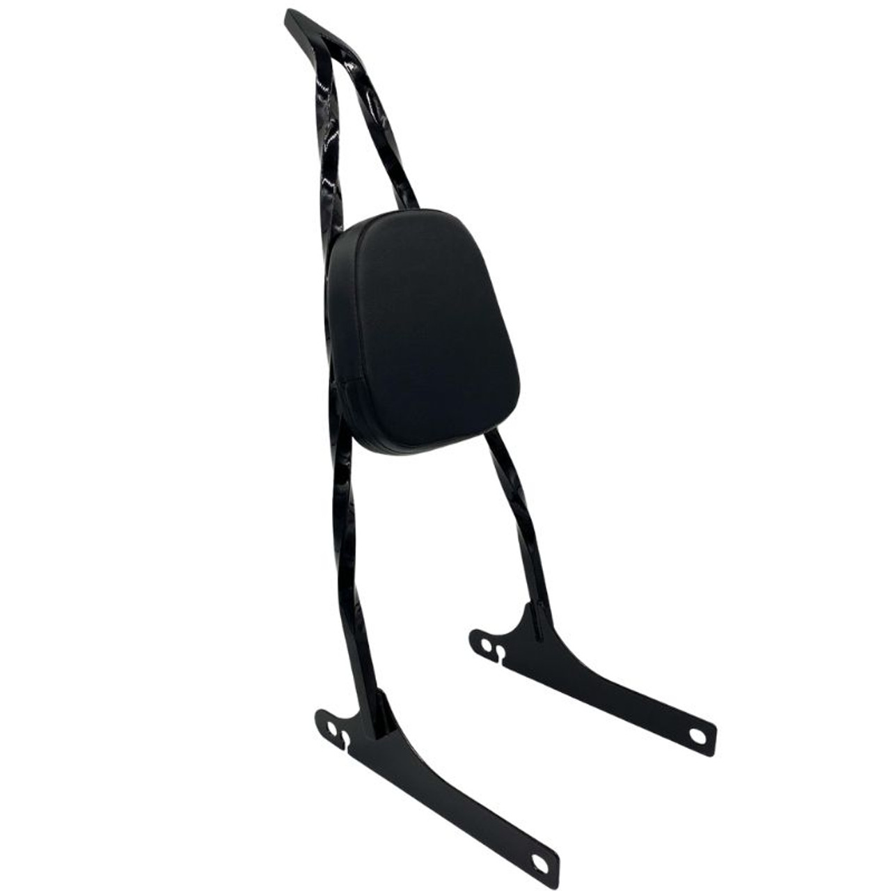 2010-2017 Twisted Wide Glide/Fat Bob Sissy Bar With Pad - 24"