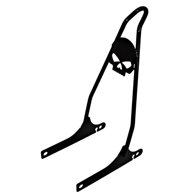 2010-2017 Wide Glide/Fat Bob Skull Sissy Bar - 18"