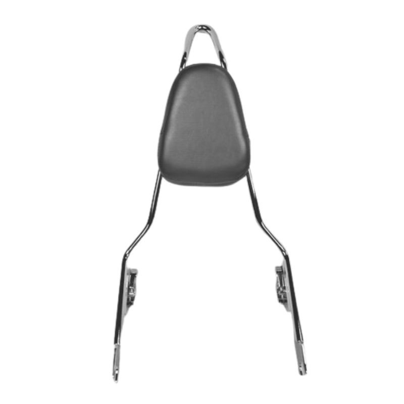 CHROME 2009+ Touring Quick Release Sissy Bar With Pad - 18" 