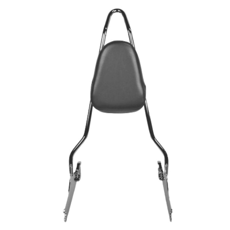 CHROME 2006-2017 Softail Quick Release Sissy Bar With Pad - 18" 