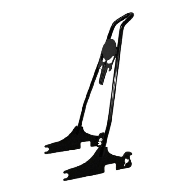 2000-2017 Heritage/Deluxe & 2000-2005 Softail Quick Release Punisher Sissy Bar - 18"