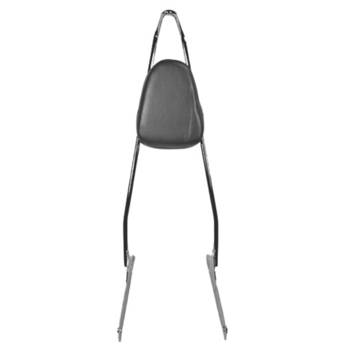 CHROME 2010-2017 Wide Glide/Fat Bob Sissy Bar With Pad - 24"