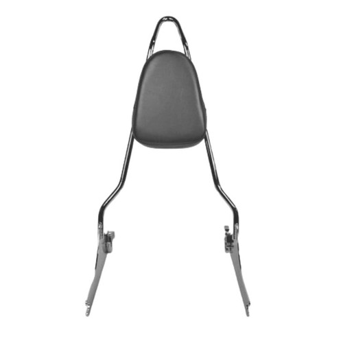 CHROME 2006-2017 Dyna Quick Release Punisher Sissy Bar With Pad - 18" 