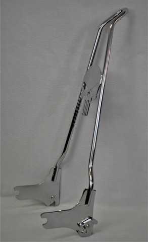 CHROME 97-08 Touring Quick Release PUNISHER Sissy Bar - 24