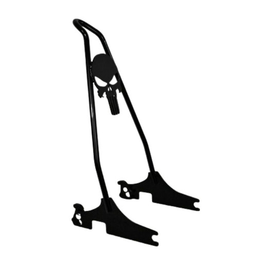 2000-2017 Heritage/Deluxe & 2000-2005 Softail Quick Release Punisher Sissy Bar - 18"