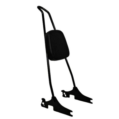 2000-2017 Heritage/Deluxe & 2000-2005 Softail Quick Release Punisher Sissy Bar With Pad - 24"