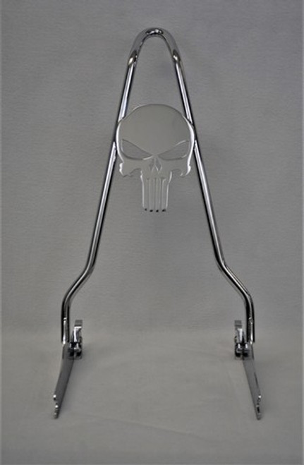 CHROME 2006-2017 Softail Quick Release Punisher Sissy Bar - 18"