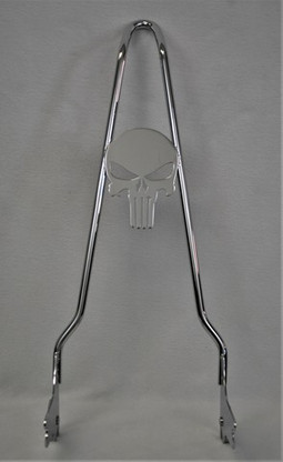 CHROME 97-08 Touring Quick Release PUNISHER Sissy Bar - 24