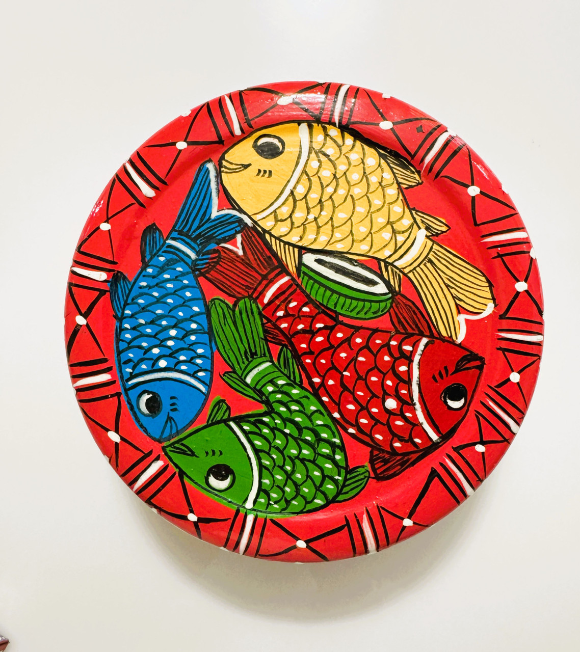 Hand-Painted Indian Spice Box | Pattachitra Tribal Art