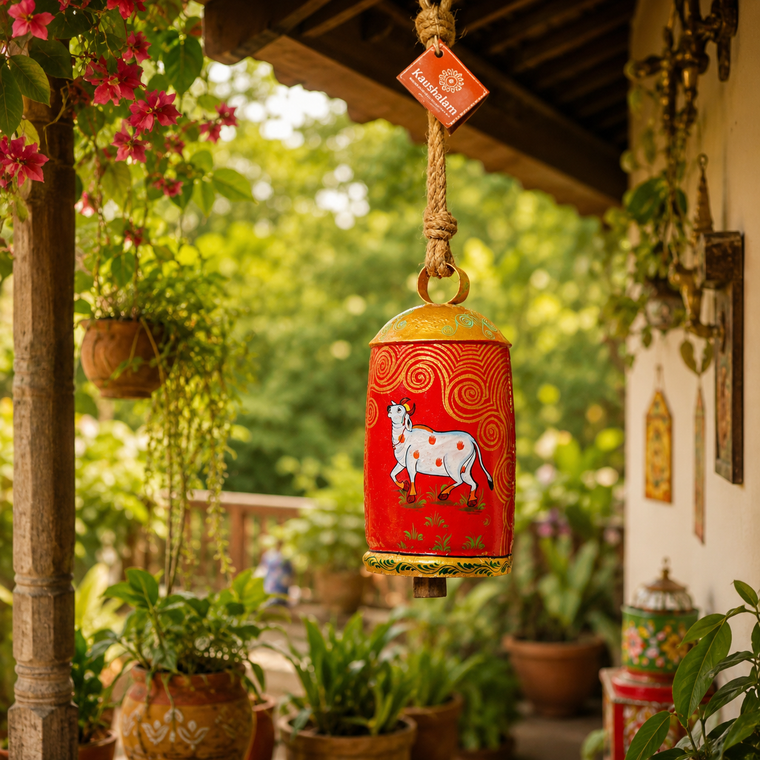 Hand Painted Cow Bell 10 Inches - Holy Cow