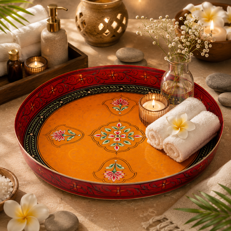 Round Tray : Center Piece Decoration