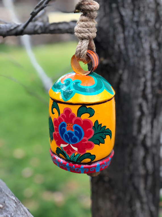 Hand Painted Cow Bells 6 Inches: Bodhi