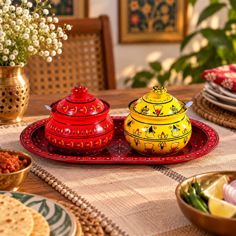 Pickle Set - Red & Yellow
