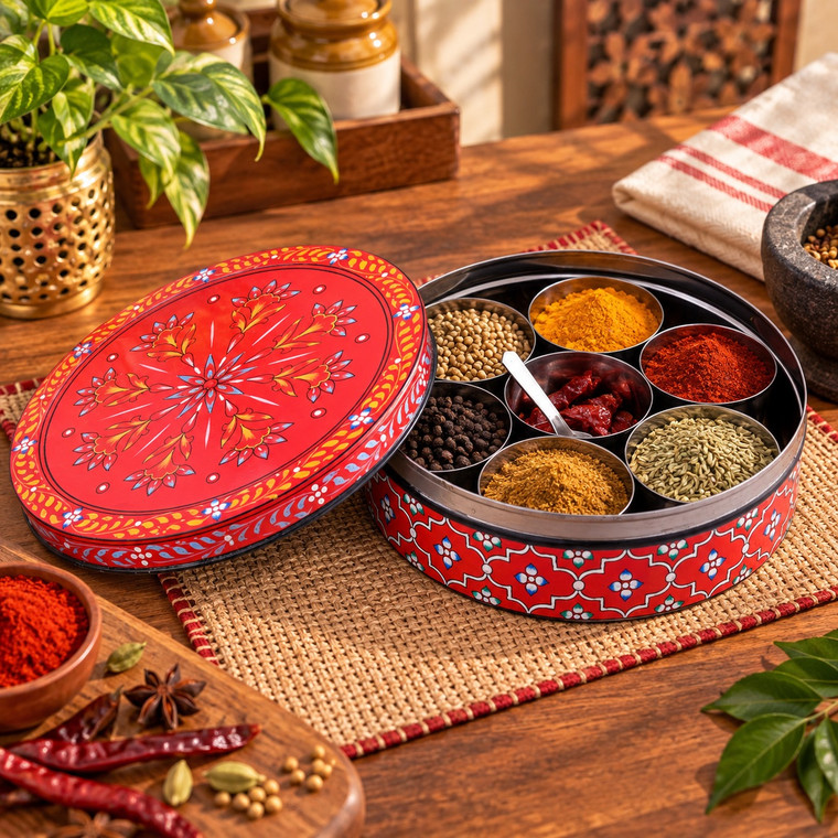 Spice Box 8": Red