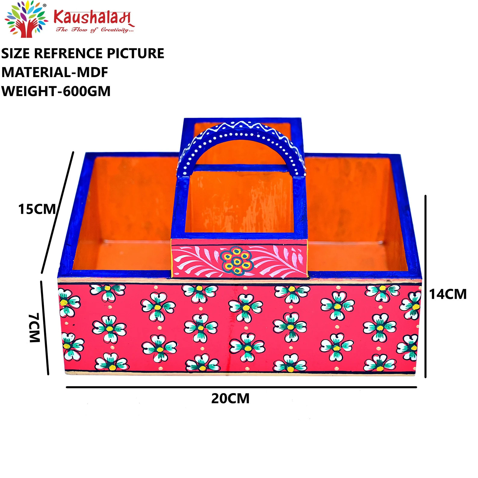 Cutlery Stand : Red & Yellow