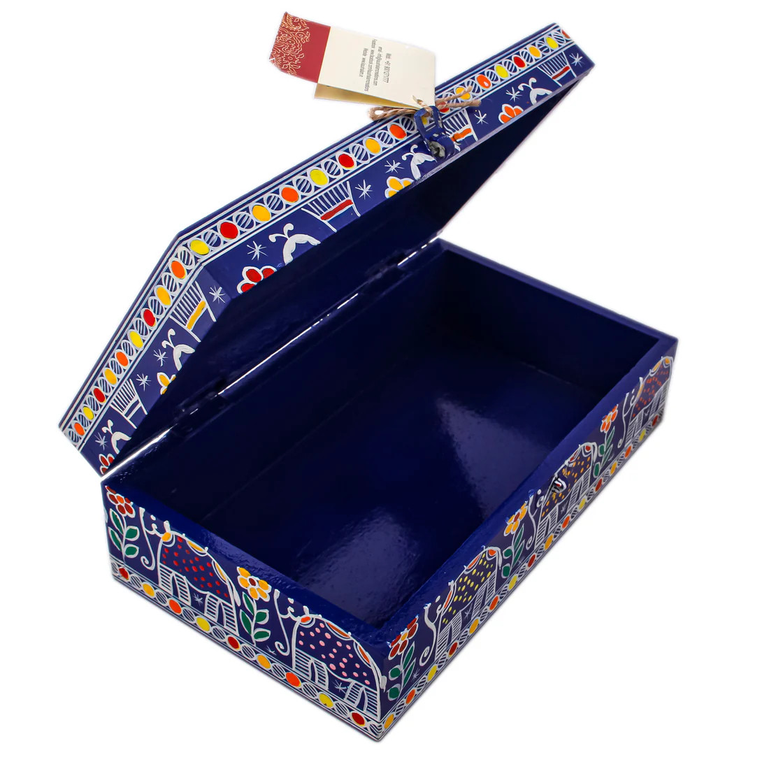 Hand Painted Wooden Tissue Box : Wabi-Sabi