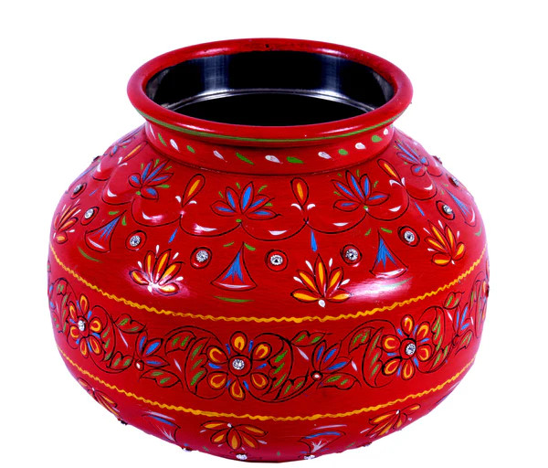 Traditional Indian Kalash Set of 3 pieces : Wedding Kalash Traditional Indian Kalash Set of 3 pieces : Wedding Kalash