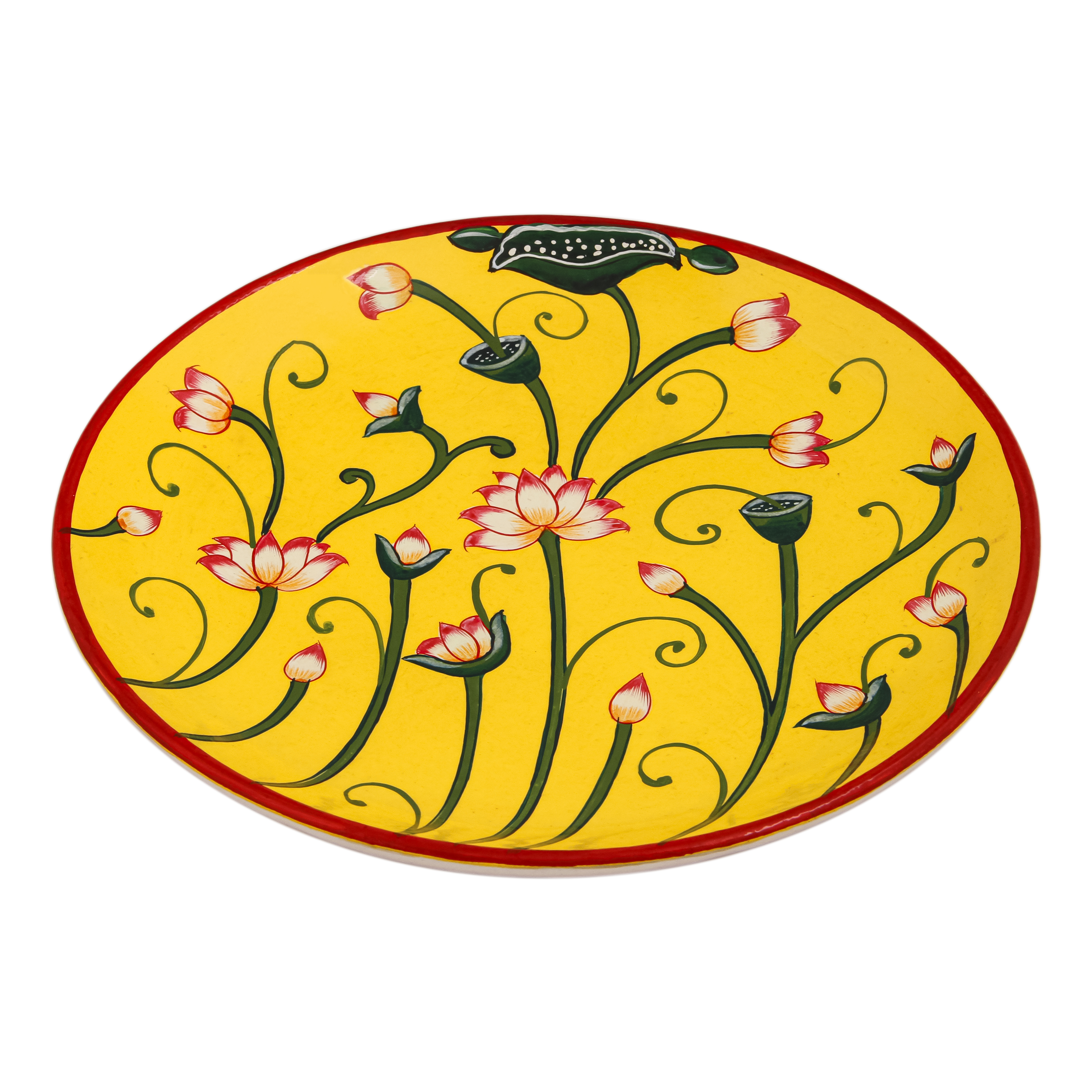 Wall Plate : Floral