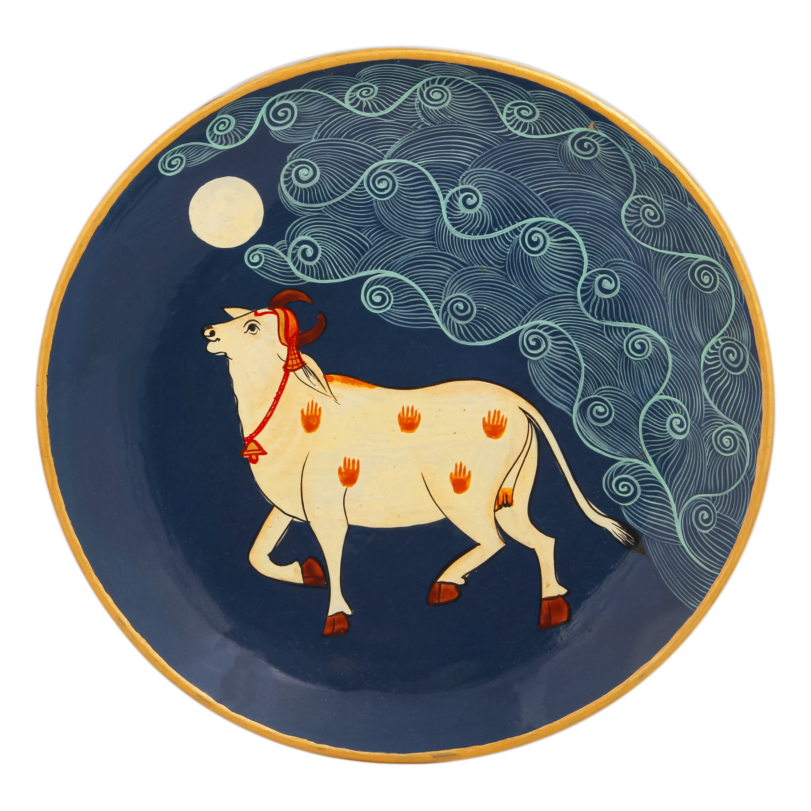 Wall Plate : Cow Wall Plate : Cow