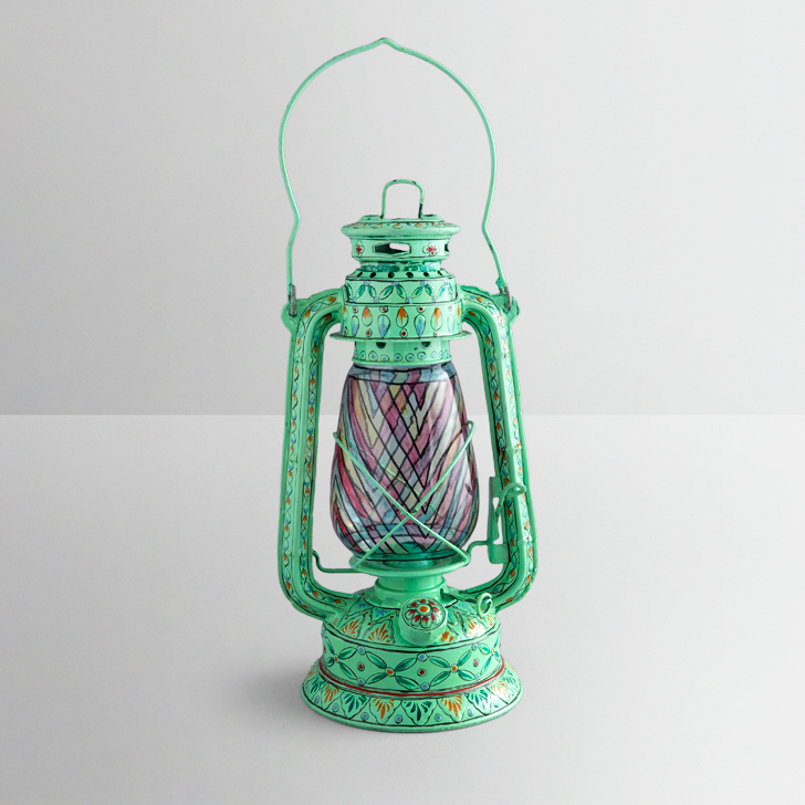 Oil Lantern - Green Oil Lantern - Green