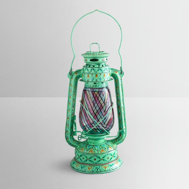 Oil Lantern -  Green