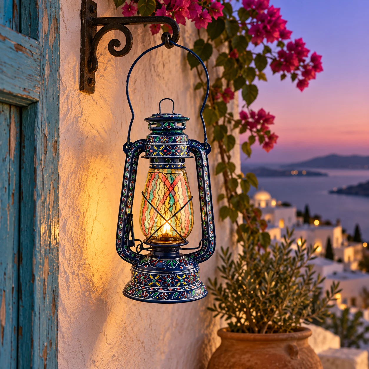 Oil Lantern -   Blue