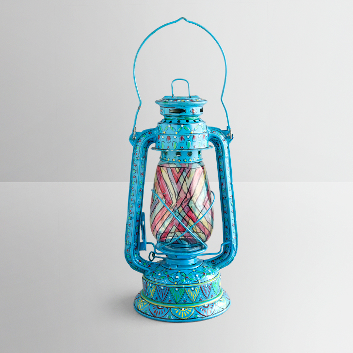 Oil Lantern - Sky Blue