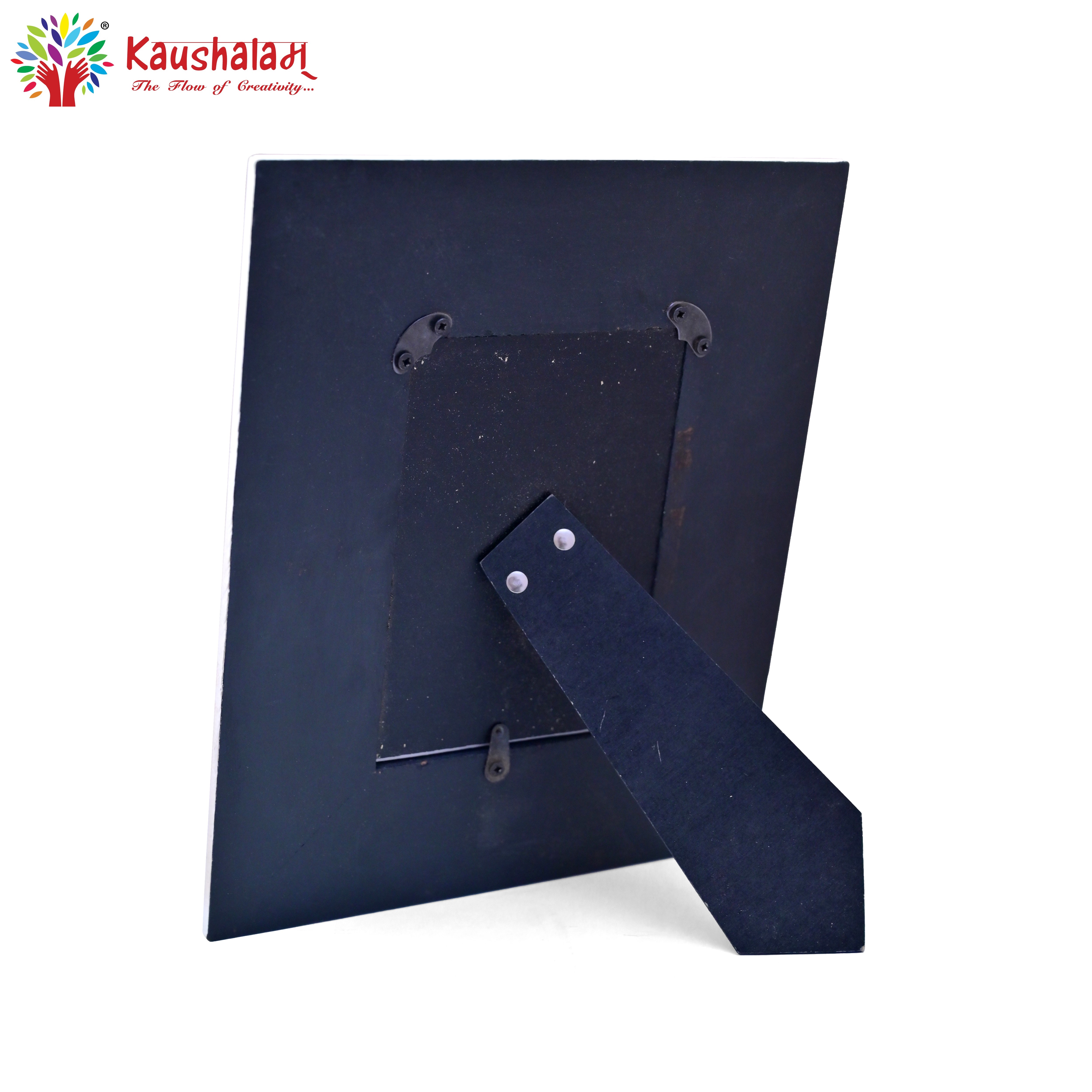 Hand Painted Photo Frame: Peach Bird