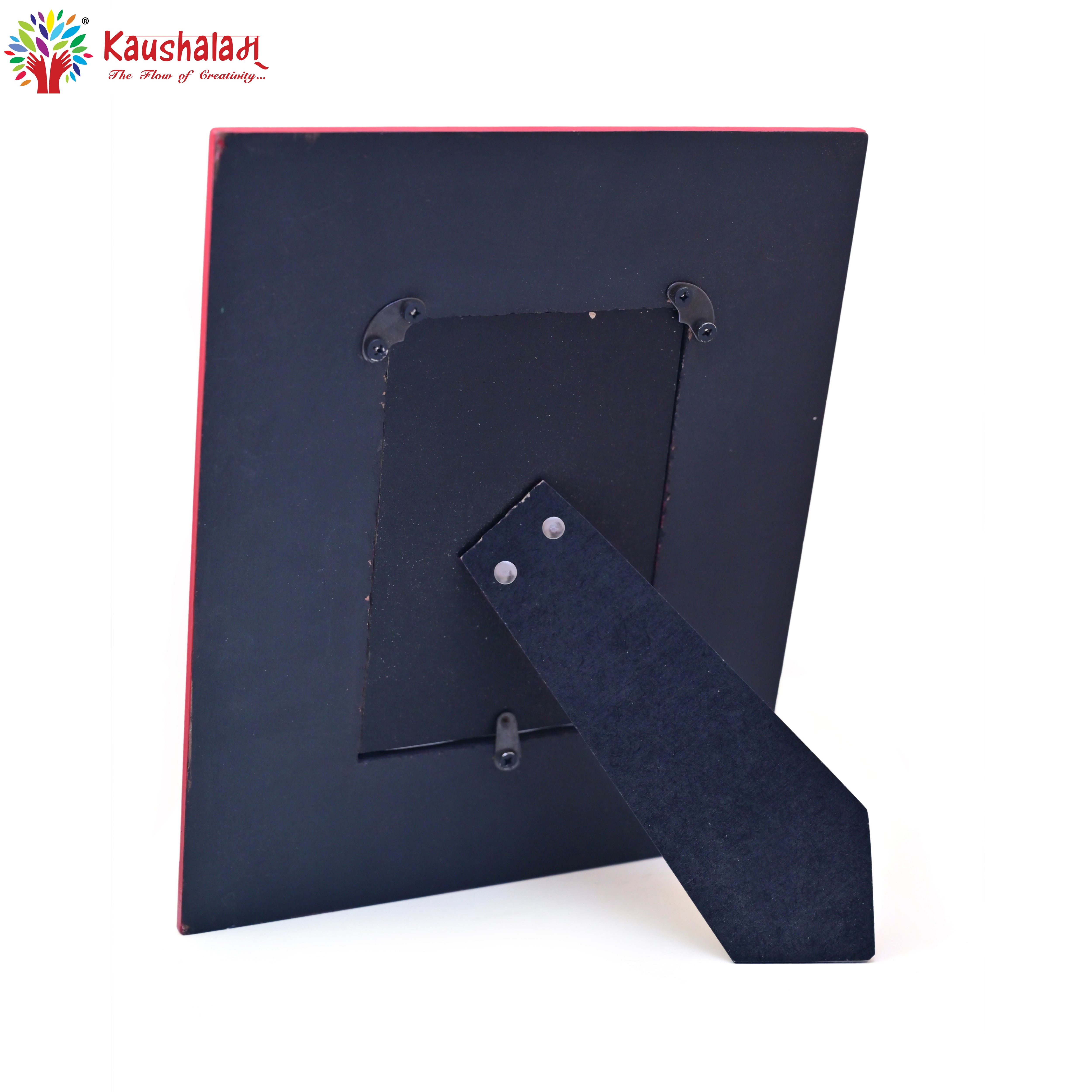 Hand Painted Photo Frame - Indian Bandhej,  Tie & Die Pattern