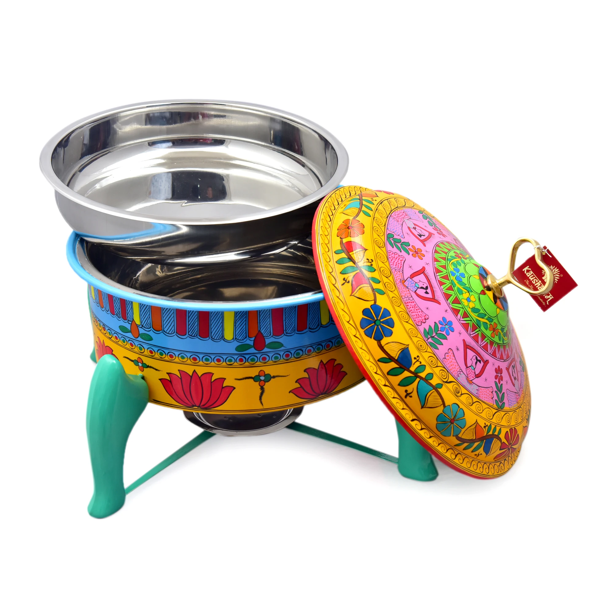 Hand Painted Chafing Buffet Serving Dish  | Celebration