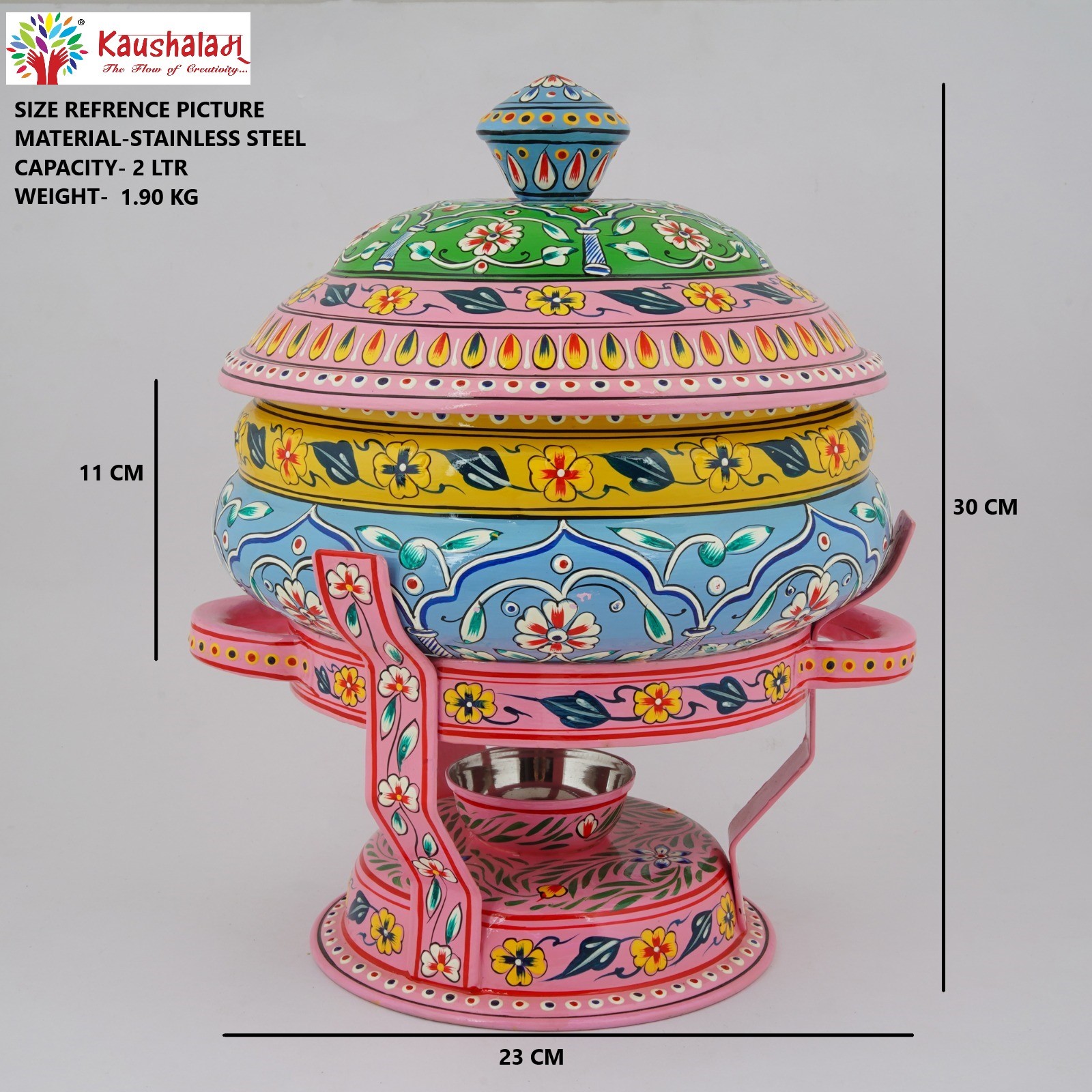 Hand Painted Chafing Dish Buffet Set with Burner Hand Painted Chafing Dish Buffet Set with Burner