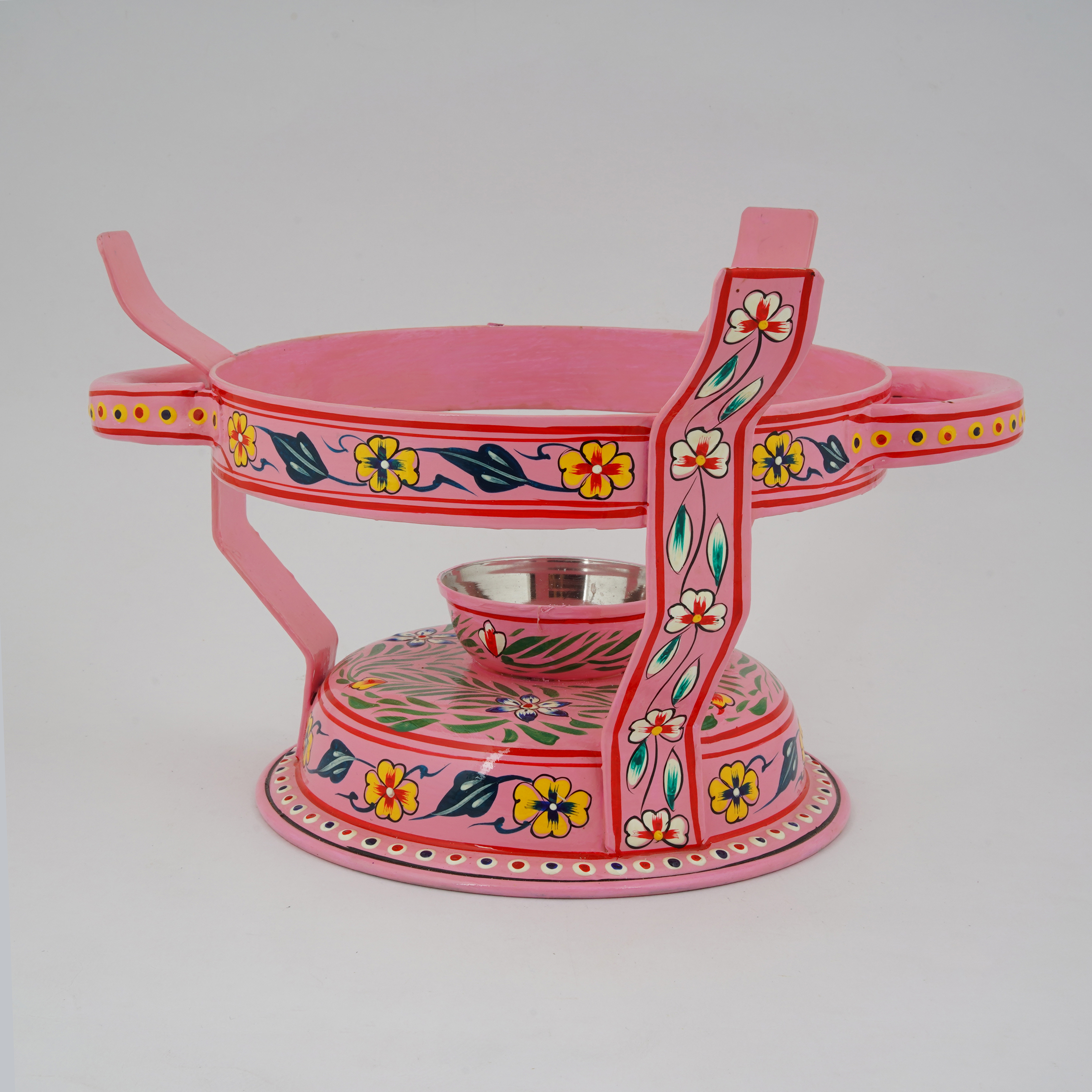 Hand Painted Chafing Dish Buffet Set with Burner