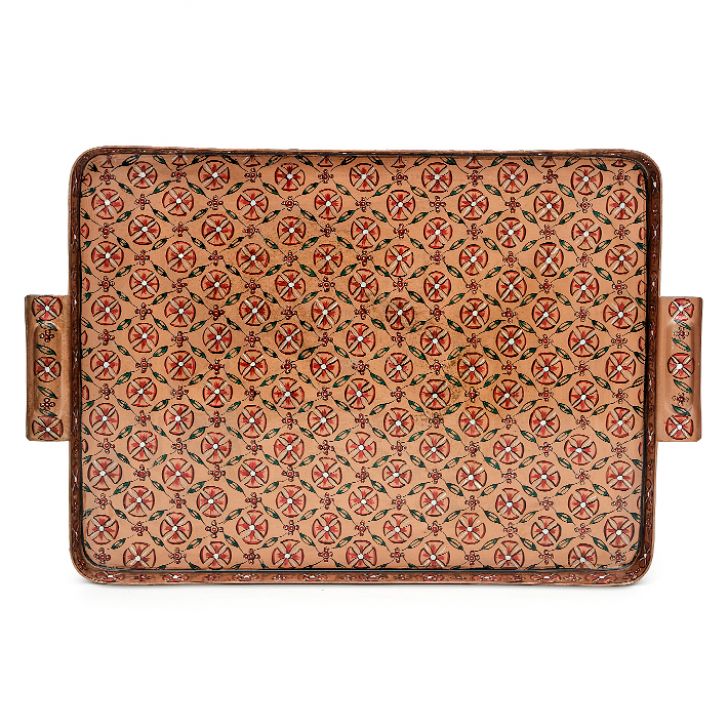 Metal Serving Tray - Antiqua Bronze