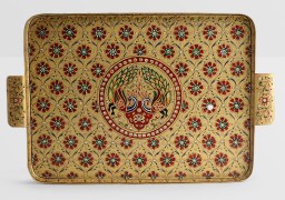 KAUSHALAM TRAY: Mughal Peacock